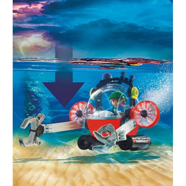 PLAYMOBIL CITY ACTION ENVIRONMENTAL EXPEDITION WITH DIVE BOAT