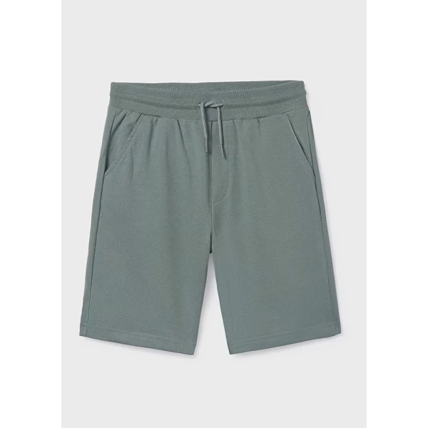 MAYORAL BERMUDA PANTS FLEECE BASIC LIGHT GREEN