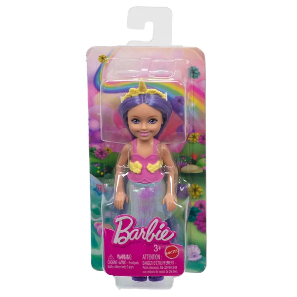 BARBIE ΚΟΥΚΛΑ CHELSEA ΠΑΡΑΜΥΘΕΝΙΟΣ ΚΟΣΜΟΣ - ΜΟΝΟΚΕΡΟΣ ΜΕ ΜΩΒ ΜΑΛΛΙΑ