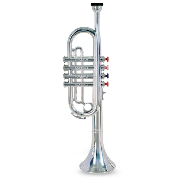 BONTEMPI SILVER TRUMPET 42 cm WITH 4 NOTES