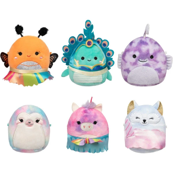 MICROMALLOWS - ΣΕΤ ΠΑΙΧΝΙΔΙΟΥ 10 τεμ. ΛΟΥΤΡΙΝΑ 6εκ. SQUISHMALLOWS & ΑΞΕΣΟΥΑΡ - CARNIVAL TIME
