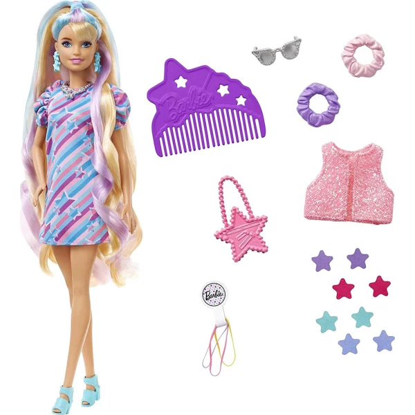 ΚΟΥΚΛΑ BARBIE TOTALLY HAIR ΞΑΝΘΙΑ
