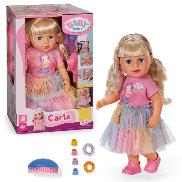 ZAPF CREATION BABY BORN ΚΟΥΚΛΑ CARLA 43 cm 