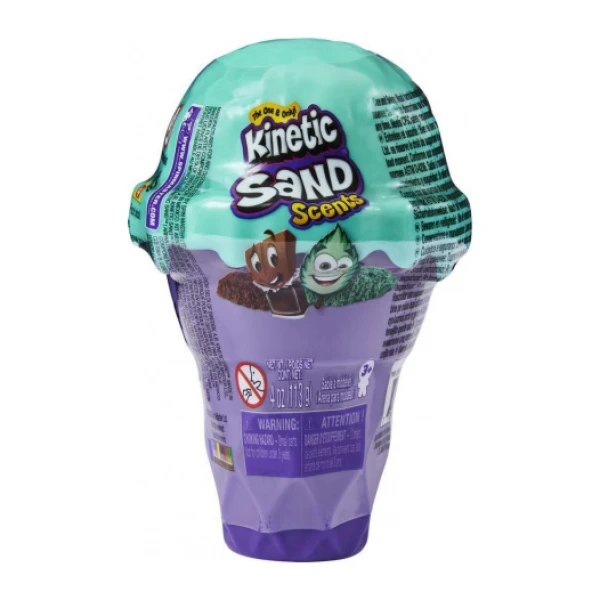KNS KINETIC SAND SCENTED ICE CREAM CONTAINER - 2 COLOURS