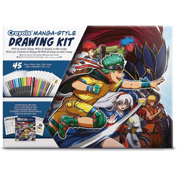 CRAYOLA MANGA-STYLE DRAWING KIT