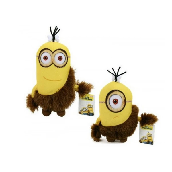 PLUSH 22 cm MINIONS CAVEMAN - 2 DESIGNS