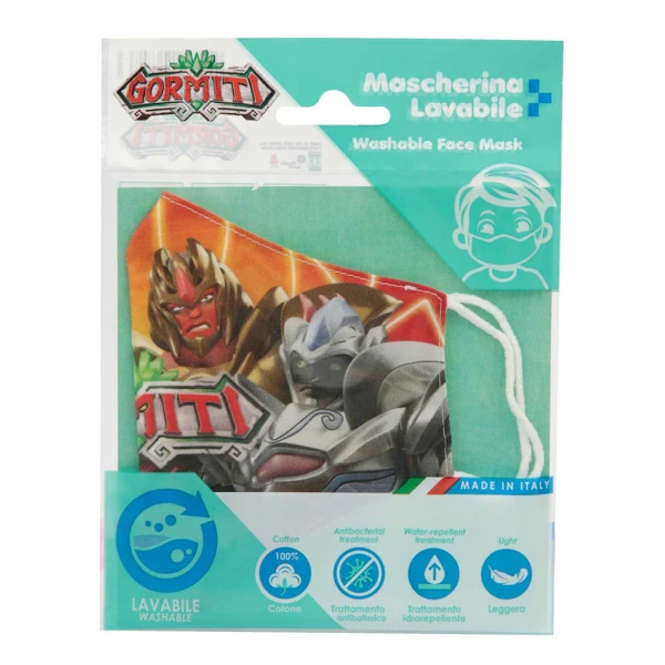 KIDS PROTECTION MASK GORMITI - 4 DESIGNS