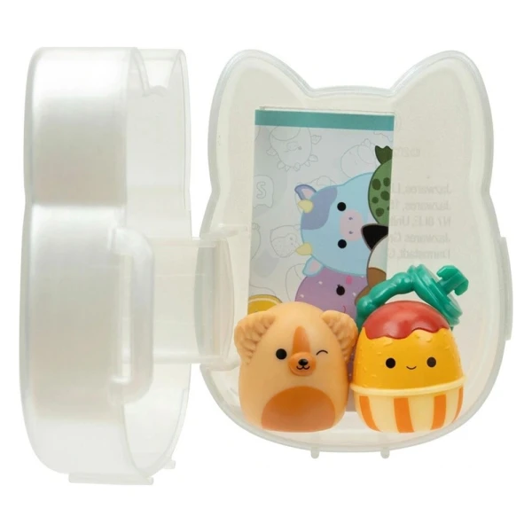 SQUISHMALLOWS SQUISH-A-LONGS ΚΑΨΟΥΛΑ ΕΚΠΛΗΞΗ ΜΕ 2 ΦΙΓΟΥΡΕΣ W5