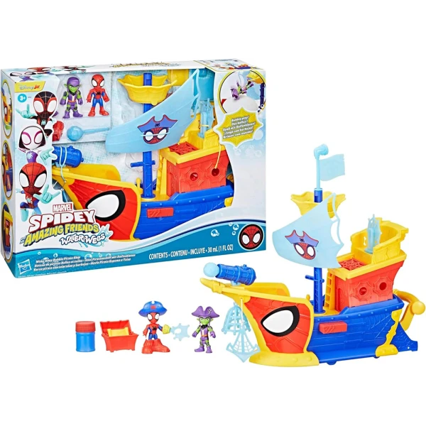 SPIDEY AND HIS AMAZING FRIENDS WEBS AHOY BUBBLE SHIP