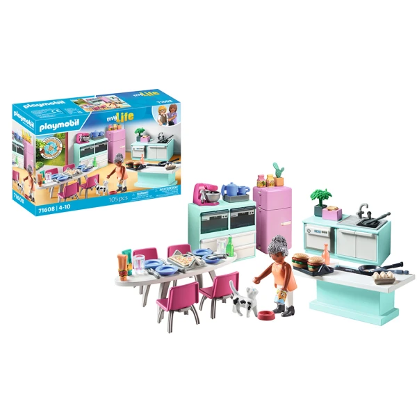 PLAYMOBIL CITY LIFE ΜΟΝΤΕΡΝΑ ΚΟΥΖΙΝΑ ΜΕ ΤΡΑΠΕΖΑΡΙΑ