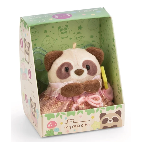 MY MOCHI ΛΟΥΤΡΙΝΟ 8 cm ΣΕ ΚΟΥΤΙ ΔΩΡΟΥ - RACCOON RAKUMA FAIRY COSTUME