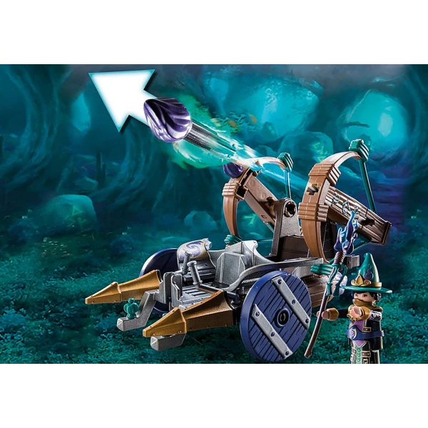 PLAYMOBIL NOVELMORE ΑΜΑΞΑ ΜΕ ΚΥΝΗΓΟ ΤΕΡΑΤΩΝ