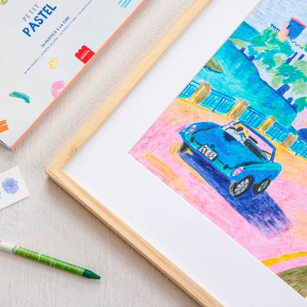 PETIT PASTEL PAINT BY NUMBERS - DRIVE