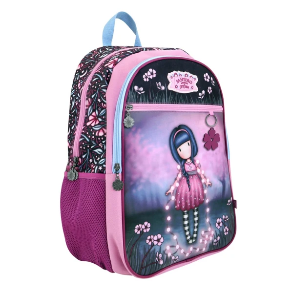 SANTORO GORJUSS CLASSIC ΤΣΑΝΤΑ ΠΛΑΤΗΣ FAIRY DUSK (PINK DRESS)