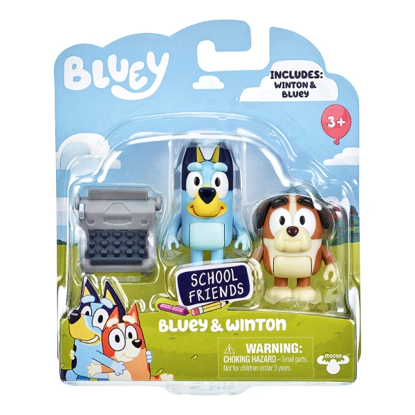 BLUEY - ΣΕΤ 2 ΦΙΓΟΥΡΕΣ 6 εκ. & ΑΞΕΣΟΥΑΡ - BLUEY & WINTON