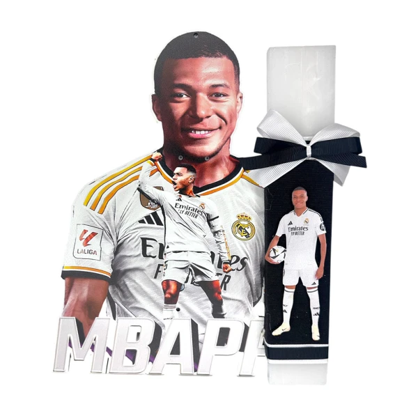 HANDMADE EASTER CANDLE FOOTBALL SUPERSTAR