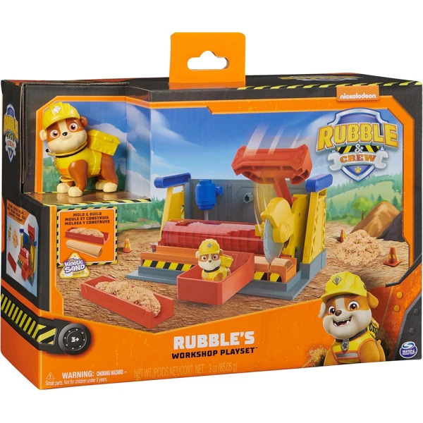 PAW PATROL RUBBLE & CREW RUBBLE\'S WORKSHOP PLAYSET