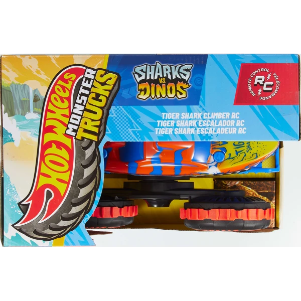 HOT WHEELS MONSTER TRUCKS ΤΗΛΕΚΑΤΕΥΘΥΝΟΜΕΝΟ ΟΧΗΜΑ 1:15 TIGER SHARK CLIMBER