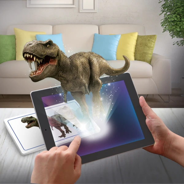 SCIENCE AND PLAY LAB EDUCATIONAL GAME DINOSAURS T-REX AND TRICERATOPS FOR AGES 7+