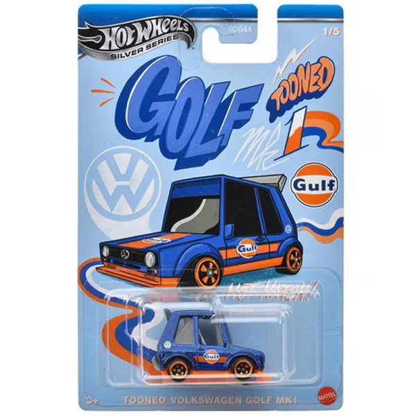 HOT WHEELS ΑΥΤΟΚΙΝΗΤΑΚΙ TOONED GULF TOONED SERIES - VOLKSWAGEN GOLF MK1
