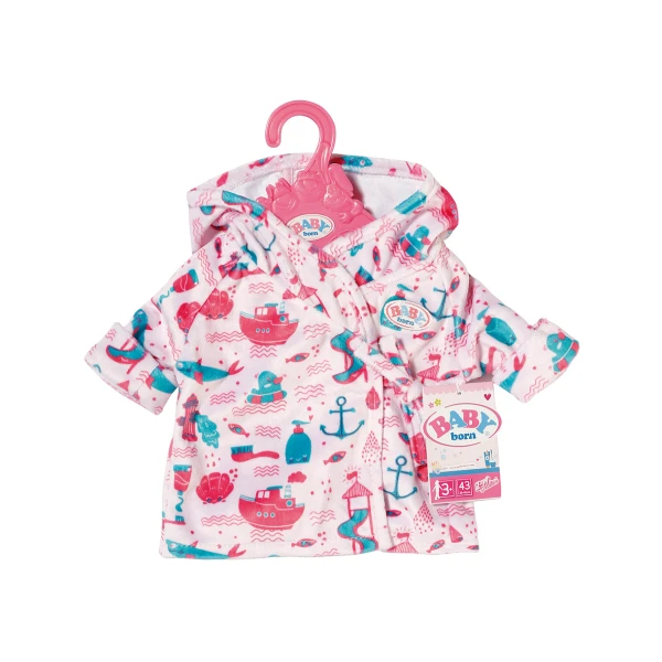 ZAPF CREATION BABY BORN BATHROBE 43 cm