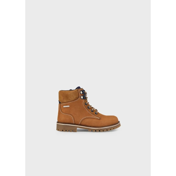 MAYORAL LEATHER BOOTS FLESH-COLORED