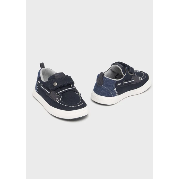 MAYORAL NAVY SHOES FABRIC VELCRO NAVY BLUE