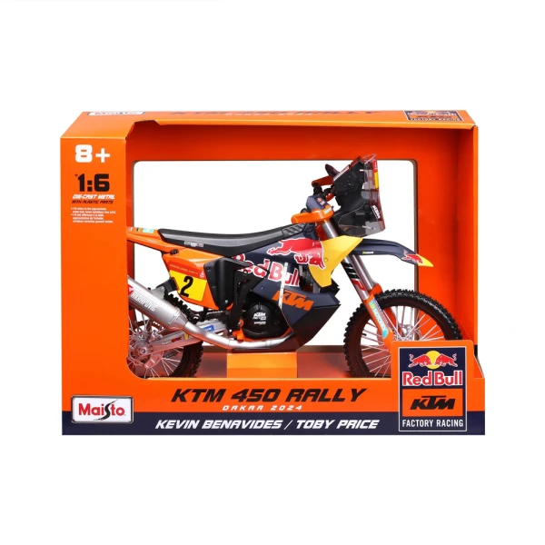 MAISTO 1:6 RED BULL KTM 450 RALLY DAKAR 2024