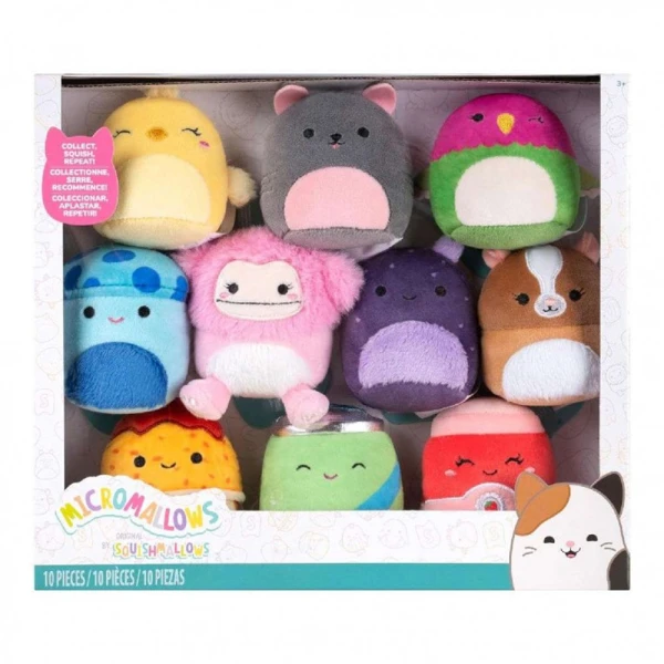 MICROMALLOWS - ΣΕΤ 10τμχ. ΛΟΥΤΡΙΝΑ 6εκ. SQUISHMALLOWS