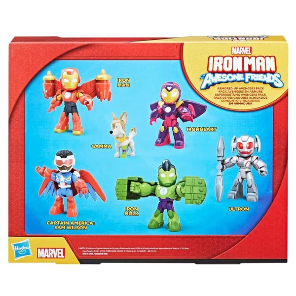 MARVEL IRON MAN AND HIS AWESOME FRIENDS ARMORED-UP AVENGERS ΣΕΤ ΦΙΓΟΥΡΩΝ