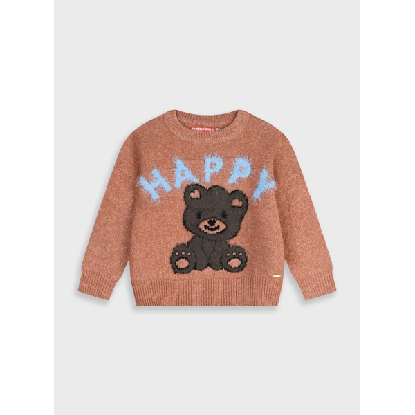 ENERGIERS PULLOVER GIRL BEBE CORAL GOLD