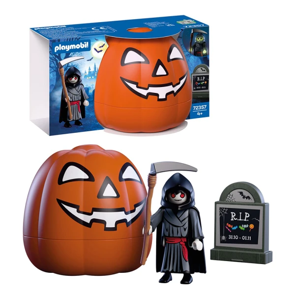 PLAYMOBIL HALLOWEEN GRIM REAPER WITH SCYTHE