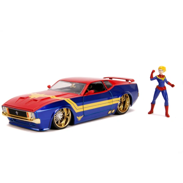 MARVEL CAPTAIN MARVEL ΚΑΙ 1973 FORD MUSTANG MACH 1 1:24