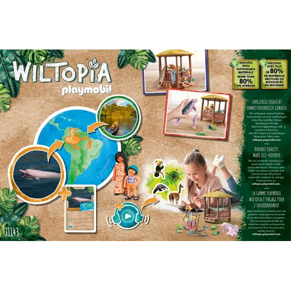 PLAYMOBIL WILTOPIA ΒΟΛΤΑ ΣΤΟ ΠΟΤΑΜΙ ΜΕ ΤΑ ΔΕΛΦΙΝΙΑ