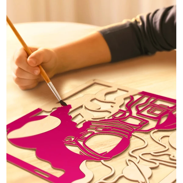 SPLAT PLANET WOODEN 3D PAINT KIT SPACE