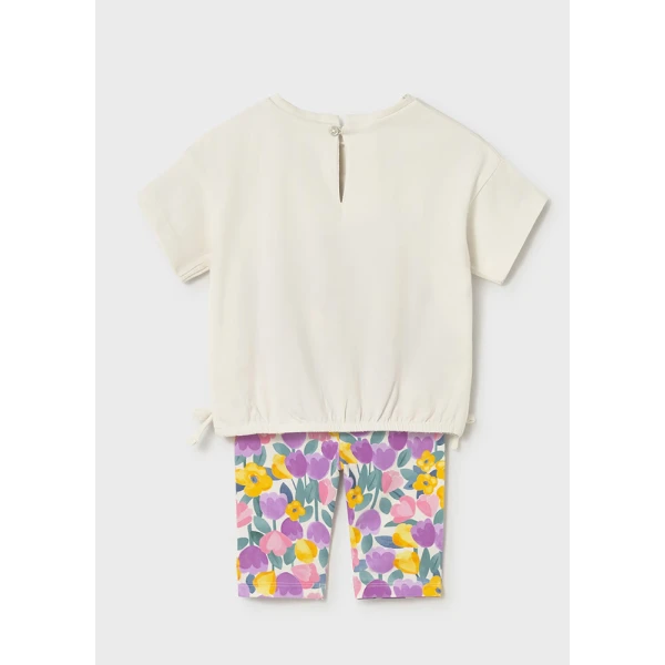 MAYORAL SET LEGGINGS PRINTED LILAC 