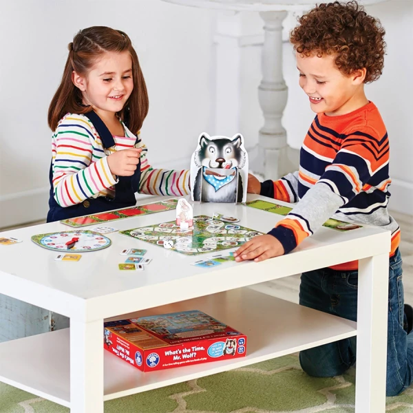 ORCHARD TOYS BOARD GAME WHAT\'S THE TIME Mr. WOLF?