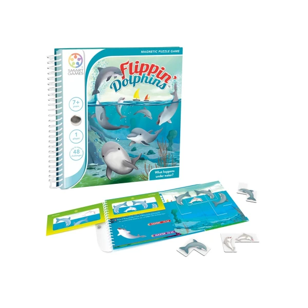 SMARTGAMES ΕΠΙΤΡΑΠΕΖΙΟ ΜΑΓΝΗΤΙΚΟ FLIPPIN DOLPHINS