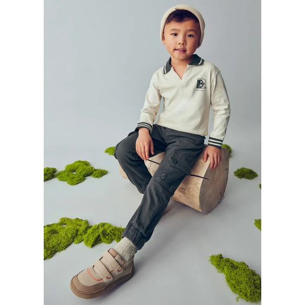 MAYORAL TROUSERS CARGO GREY DARK