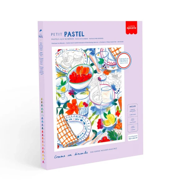 PETIT PASTEL PAINT BY NUMBERS - COMME UN DIMANCHE