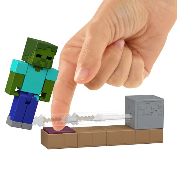 MINECRAFT REDSTONE CHARGED ZOMBIE ARROW TRAP