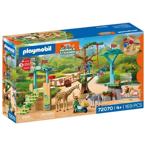 PLAYMOBIL ANIMALS & FRIENDS  ZOO WILDERNESS CLIMBING PARK