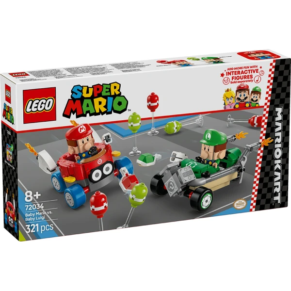 LEGO® SUPER MARIO™: MARIO KART™ – BABY MARIO VS. BABY LUIGI