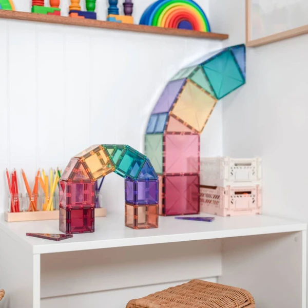 CONNETIX MAGNETIC TILES PASTEL STARTER PACK 64 pcs