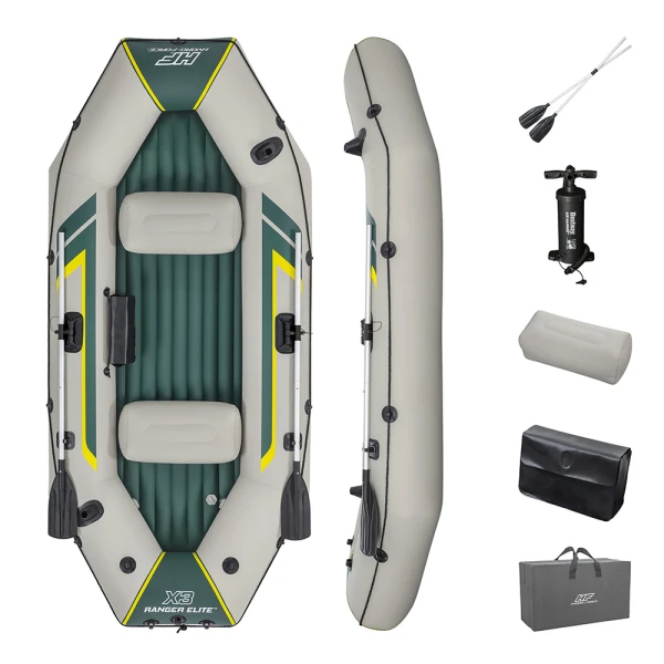 BESTWAY HYDRO-FORCE RANGER ELITE X3 ΣΕΤ ΒΑΡΚΑ RAFT 295X130X46 cm