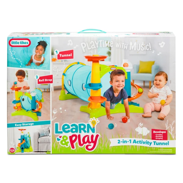 LITTLE TIKES ACTIVITIES TUNNEL 2 IN 1