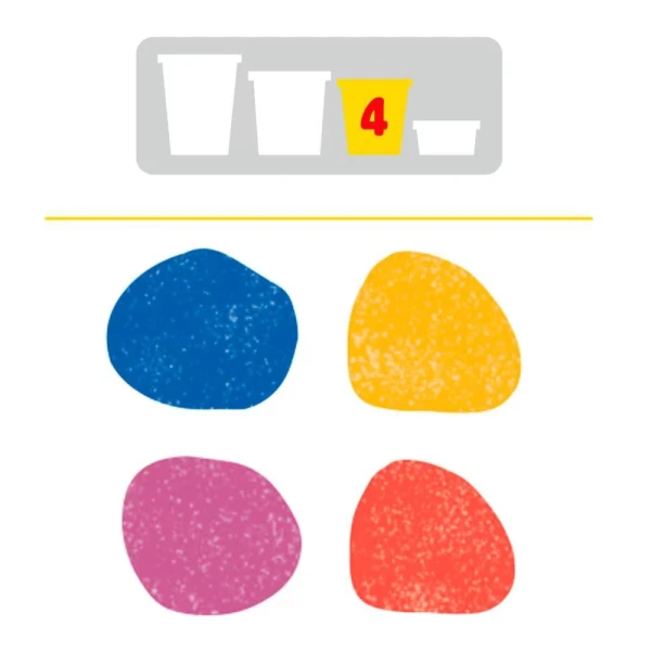 PLAY-DOH ΣΕΤ 4 ΒΑΖΑΚΙΑ SHIMMERY METALLICS