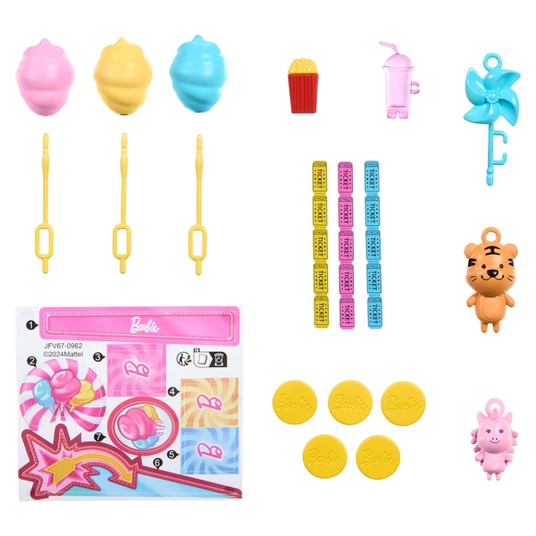 BARBIE MYSTERIES BEACH DETECTIVES MALIBU DOLL & CARNIVAL GAMES