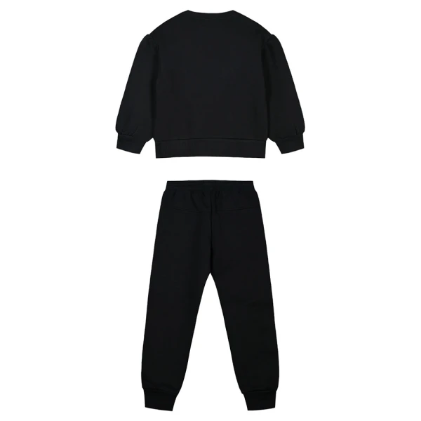 ENERGIERS JOGGING SUIT GIRL BLACK