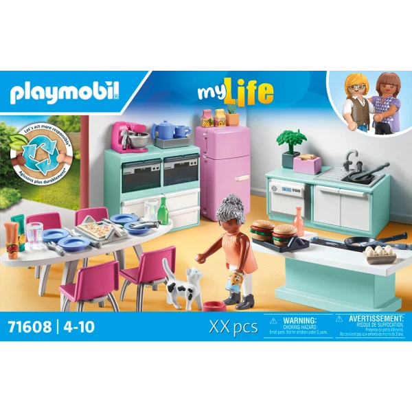 PLAYMOBIL CITY LIFE ΜΟΝΤΕΡΝΑ ΚΟΥΖΙΝΑ ΜΕ ΤΡΑΠΕΖΑΡΙΑ